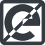 Line, down, wide, square, logo, horizontal, mirror, prohibited, g, e, google-logo icon