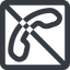 Line, down, wide, square, prohibited, phone, call, dial, number, phone-wide, telephone icon