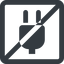 Line, left, wide, square, prohibited, electricity, plug, charge, charger, electric, plug-solid, electrics, electrical icon