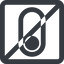 Line, left, wide, square, setting, prohibited, apple, on, off, ios, switch, button, radio, switch-wide icon