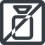 Line, left, wide, square, youtube, video, prohibited, camera, film, movie, videocamera, videocamera-wide icon
