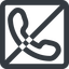 Line, right, wide, square, prohibited, phone, call, dial, number, phone-wide, telephone icon