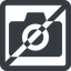 Line, wide, square, horizontal, mirror, prohibited, camera, photo, picture, camera-solid icon