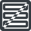Line, up, wide, square, horizontal, mirror, prohibited, menu, collapse, bar, expand, list, collapse-menu-wide, burger, hamburger icon