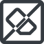 Line, wide, square, horizontal, mirror, remove, prohibited, eraser, erase, rubber, eraser-wide icon