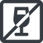 Line, wide, square, glass, horizontal, mirror, prohibited, party, wine, champagne, glass-wine, drink, water, glass-wine-solid icon