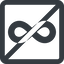 Line, wide, square, horizontal, mirror, symbol, prohibited, math, mathematics, mathematical, infinity, always, infinite, maths, loop, infinity-solid icon