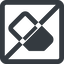 Line, wide, square, horizontal, mirror, remove, prohibited, eraser, erase, rubber icon