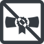Line, wide, solid, square, prohibited, university, diploma, degree, college, education, graduated, graduate, diploma-solid icon
