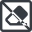 Line, wide, square, remove, prohibited, eraser, erase, rubber, eraser-alt-solid, eraser-alt icon