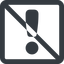 Line, up, wide, square, mark, warning, exclamation, rounded, prohibited, info, exclamation-mark-rounded, alert icon