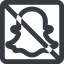 Line, wide, solid, square, logo, brand, social, network, prohibited, chat, snapchat, snapchat-wide, snap icon