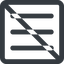 Line, up, wide, square, three, prohibited, menu, collapse, bars, bar, expand, list, three-bars-wide, burger, hamburger icon
