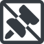 Line, up, wide, square, prohibited, thumbtack, pin, unpin, thumbtack-alt-solid, thumbtack-alt icon