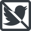 Line, up, wide, square, logo, brand, social, prohibited, twitter, bird, twit, twitter-solid icon