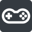 Down, wide, solid, square, horizontal, mirror, game, gaming, games, gamepad, pad, joystick, gamepad-wide icon