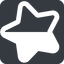 Left, wide, solid, square, star, rate, rating, half, star-half-wide icon