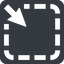 Right, wide, solid, square, arrow, select, selection, dashed, area, cursor, select-wide icon
