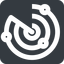 Up, wide, solid, square, horizontal, mirror, gps, place, radar, localisation, radar-wide, sonar icon