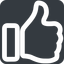 Up, solid, square, horizontal, mirror, rate, rating, thumb, like, dislike, thumbs, thump-up, thumb-down, thumb-wide, hand icon