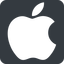 Wide, solid, square, logo, brand, apple, macintosh, itunes, ipad, iphone, ipod icon