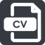 Wide, solid, square, file, application, paper, job, cv, file-cv, curriculum, vitæ, curriculum-vitae, summary, file-cv-wide icon