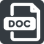 Wide, solid, square, file, text, microsoft, word, document, page, doc, writing, editing, rtf, paragraph, formatting, docx, file-doc-wide icon