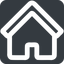 Wide, solid, square, home, house, home-wide icon