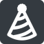 Wide, solid, square, new, party, birthday, hat, new-year, year, party-hat, party-hat-wide icon