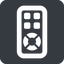 Up, wide, solid, square, remote, control, tv, television, remote-control, remote-control-wide icon