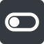 Up, wide, solid, square, setting, apple, on, off, ios, switch, button, radio, switch-wide icon