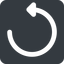 Up, wide, solid, square, arrow, reload, refresh, undo, redo, restore, undo-wide icon