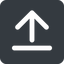Up, wide, solid, square, upload, uploaded, uploading, upload-wide icon