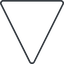 Triangle, thin, line, down, circle, square, empty, none icon