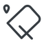 Line, down, normal, bucket, drip, paint, color, fill, bucket-drip icon