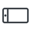 Line, right, normal, iphone, phone, android, gsm, smartphone, cell icon