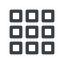 Line, normal, menu, more, application, grid, app icon