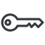 Line, up, normal, unlocked, unlock, locked, lock, key, access, security icon