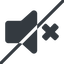 Line, down, normal, horizontal, mirror, prohibited, speaker, volume, mute, unmute, music, sound, loudspeaker, mute-solid, silence, silent icon