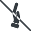 Line, left, normal, horizontal, mirror, prohibited, healthcare, help, care, gift, hand, giving, giving-hand, love, give, giving-hand-solid icon