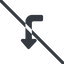 Line, left, normal, sign, confirm, horizontal, mirror, arrow, prohibited, key, submit, send, return, enter, return-sign-solid, return-sign icon