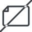 Line, left, normal, prohibited, file, sheet, paper, document, page icon