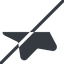 Line, left, normal, star, rate, rating, prohibited, half, star-half-solid icon