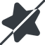 Line, left, normal, solid, star, rate, rating, prohibited, star-solid, favorite icon