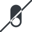 Line, left, normal, solid, setting, prohibited, apple, on, off, ios, switch, button, radio, switch-solid icon