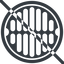 Line, right, normal, horizontal, mirror, prohibited, manhole, sewer, sewer-manhole, metal, cover, manhole-alt-solid icon