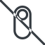 Line, right, normal, horizontal, mirror, setting, prohibited, apple, on, off, ios, switch, button, radio icon