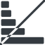 Line, right, normal, graph, chart, prohibited, statistics, antenna, mobile, signal, bars, level, strength, bar, bar-chart-solid, wifi icon