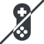Line, right, normal, solid, prohibited, game, gaming, games, gamepad, pad, joystick, gamepad-solid icon