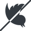 Line, right, normal, logo, brand, social, prohibited, twitter, bird, twit, twitter-solid icon